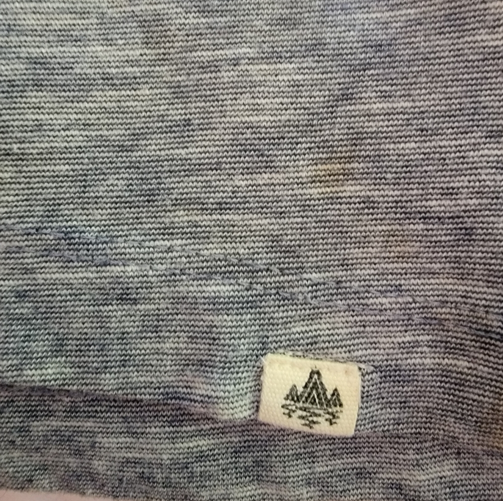 Navy And White Short Sleeve Heather Polo Size Medium - Picture 6 of 7